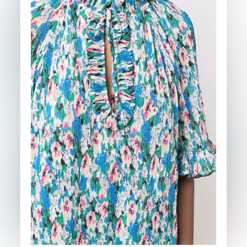 GANNI
floral-print ruffle blouse - Picture 5 of 5